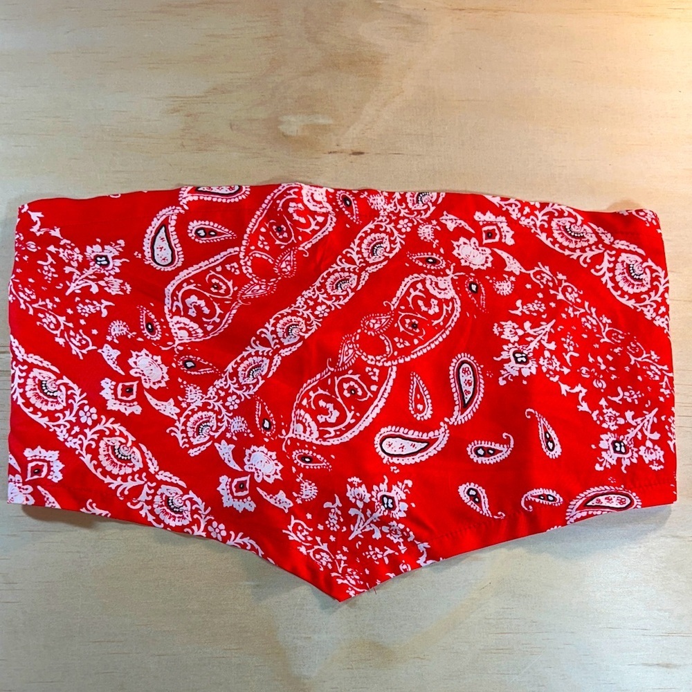 Handkerchief/Bandana Style Crop Top